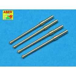 Set of 4 barrels for Japanese 20 mm Type 99 aircraft machine cannons 1/32 Aber A32-014