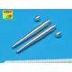 Set of 2 barrels for Hispano 20mm machine cannons for British fighter Spitfire 1/32 Aber A32-022