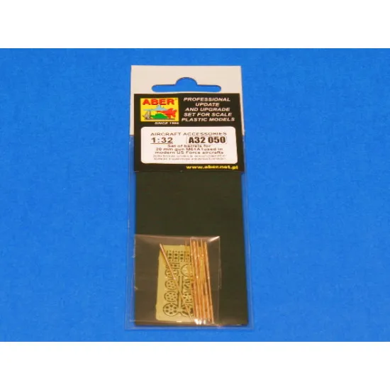 Set of barrels for 20 mm gun M61A1 used in modern US Force aircrafts 1/32 Aber A32-050