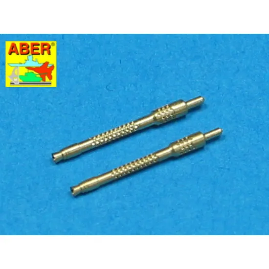 Set of 2 barrels for German 13mm aircraft machine guns MG 131 (middle type) 1/48 Aber 48-006