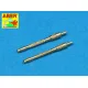Set of 2 barrels for German 13mm aircraft machine guns MG 131 (middle type) 1/48 Aber 48-006