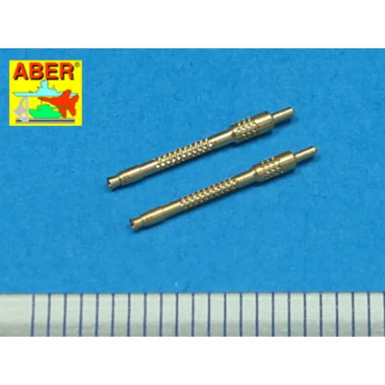 Set of 2 barrels for German 13mm aircraft machine guns MG 131 (middle type) 1/48 Aber 48-006