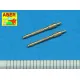 Set of 2 barrels for German 13mm aircraft machine guns MG 131 (middle type) 1/48 Aber 48-006