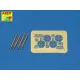 Set of 4 barrels for German Oerlikon 20mm aircraft machine guns MG FF with sights 1/48 Aber 48-008