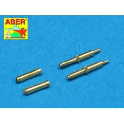 Set of 2 barrels for German aircraft 30mm machine cannons MK 108 with blast tube 1/48 Aber 48-010