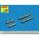 Set of 2 barrels for German aircraft 30mm machine cannons MK 108 with blast tube 1/48 Aber 48-010