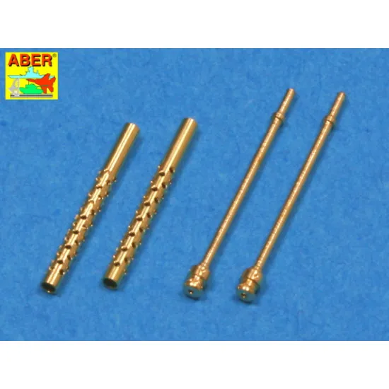 Set of 2 barrels for Japanese 7,7 mm Type 97 aircraft machine guns 1/48 Aber 48-012