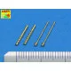 Set of 2 barrels for Japanese 7,7 mm Type 97 aircraft machine guns 1/48 Aber 48-012