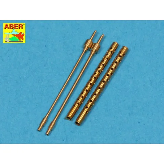 Set of 2 barrels for Japan Type 3 MG 1/48 Aber 48-013