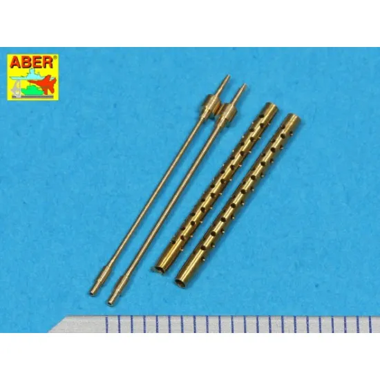 Set of 2 barrels for Japan Type 3 MG 1/48 Aber 48-013