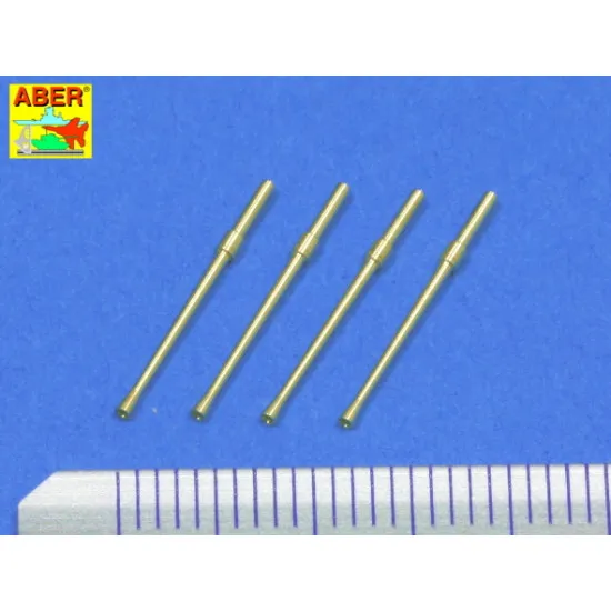 Set of 4 barrels for Japanese 20 mm Type 99 aircraft machine cannons 1/48 Aber 48-014