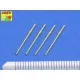Set of 4 barrels for Japanese 20 mm Type 99 aircraft machine cannons 1/48 Aber 48-014