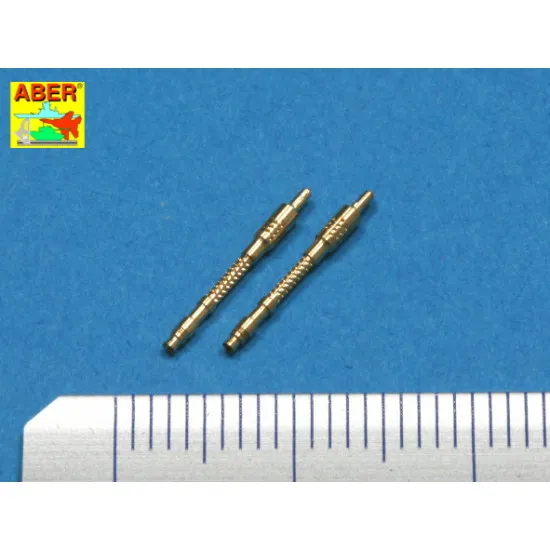 Set of 2 barrels for German 13mm aircraft machine guns MG 131 (late type) 1/48 Aber 48-021