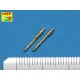 Set of 2 barrels for German 13mm aircraft machine guns MG 131 (late type) 1/48 Aber 48-021