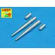 Set of two barrels for Hispano 20mm machine cannons for British fighter Spitfire 1/48 Aber 48-022
