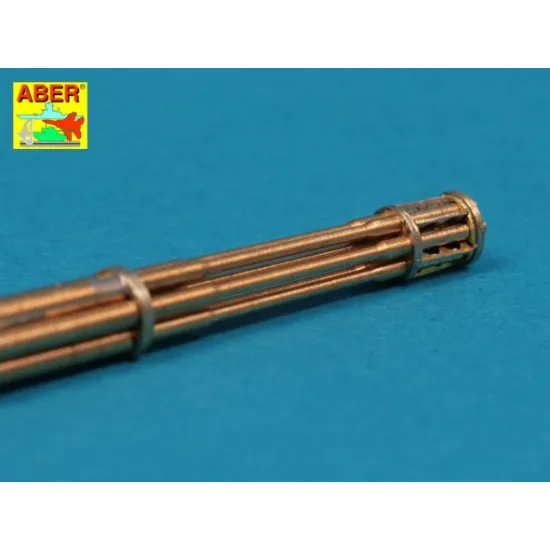 Set of barrels for 20 mm gun M61A1used in modern US Force aircrafts 1/48 Aber 48-050