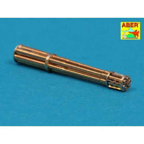 Set of barrels for 20 mm gun M61A1used in modern US Force aircrafts 1/48 Aber 48-050