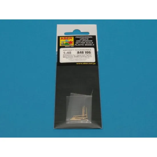 Armament for Japanese fighter Mitsubishi A6M5 Zero 1/48 Aber 48-106