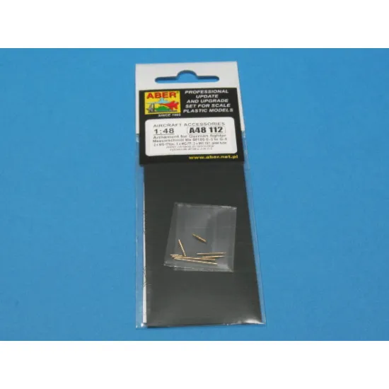 Armament for German fighter Me 109E-3 to G-4 1/48 Aber 48-112