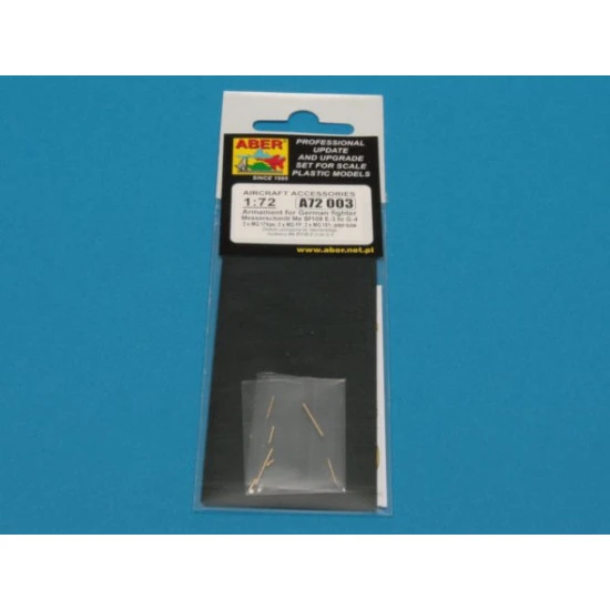 Armament for German fighter Me 109E-3 to G-4 1/72 Aber 72-003