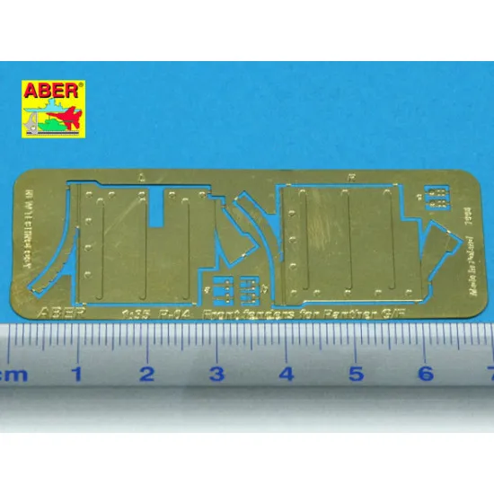 Front fenders for Panther G, Jagdpanther 1/35 Aber RR-024