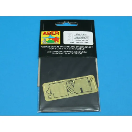 Front fenders for Panther G, Jagdpanther 1/35 Aber RR-024