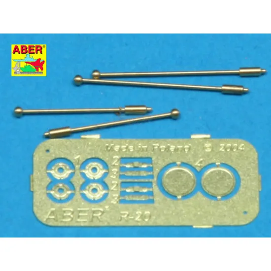 German width indicator for Sd.Kfz.234 x 4 pcs 1/35 Aber RR-20