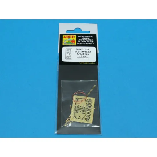 US antenna brackets set of 3 pcs 1/35 Aber RR-25