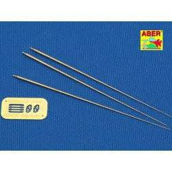 German 2m aerials (set of 3 pcs) 1/35 Aber RR-26
