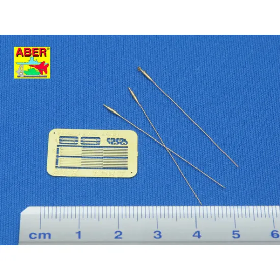 German 1,4 m aerials (set of 3 pcs) 1/35 Aber RR-27
