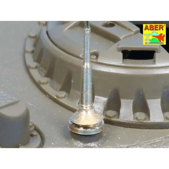 Set of aerials for Russian Tanks T-34 T-55 T-62 T-72 and other AVFs 1/35 Aber RR-33