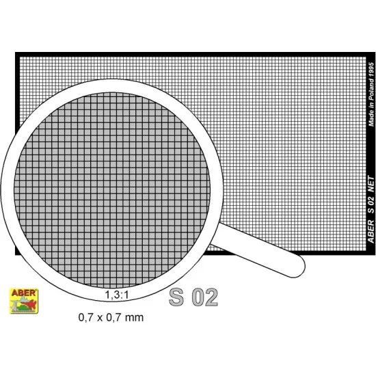 Net 0,7 x 0,7 mm Aber RS-02