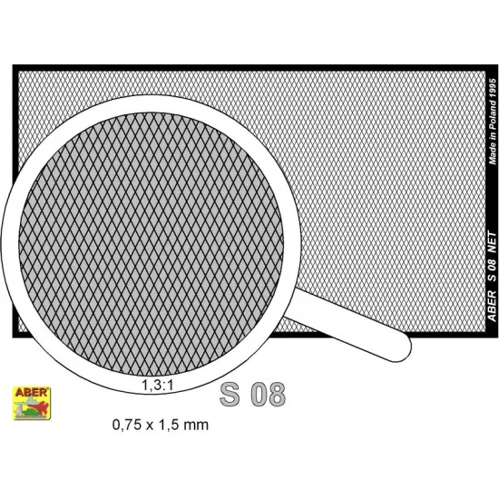Net 0,75 x 1,5 mm Aber RS-08