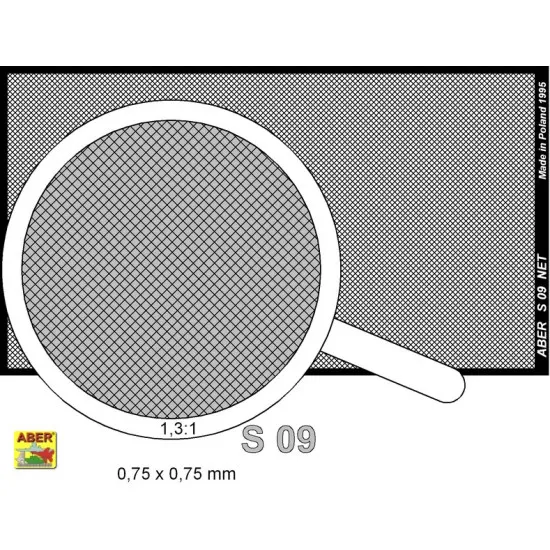 Net 0,75 x 0,75 mm Aber RS-09