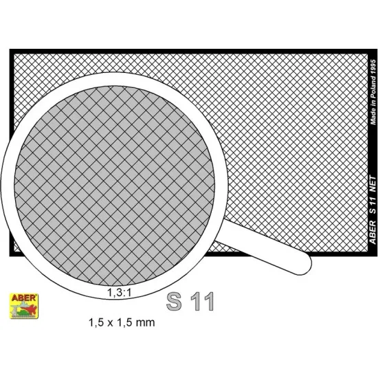 Net 1,5 x 1,5 mm Aber RS-11