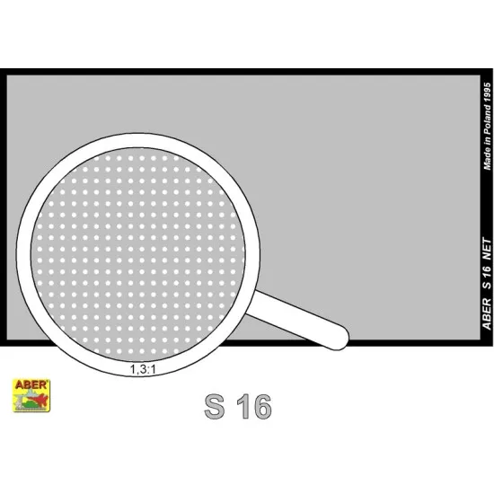 Drilled plate 0,9 mm Aber RS-16