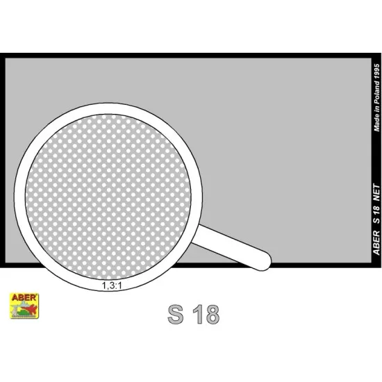 Drilled plate 1,0 mm Aber RS-18