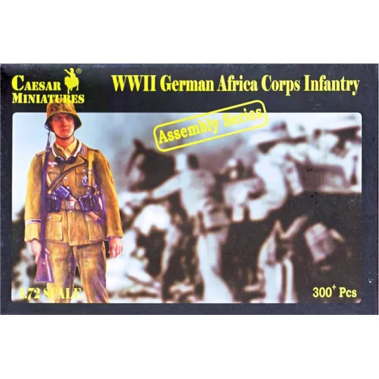 German Africa Corps Infantry 1/72 Ceasar Miniatures M7713 German Africa Corps Infantry 1/72 Ceasar Miniatures M7713
