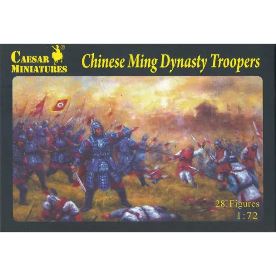 Chinese Ming Dynasty Troopers 1/72 Ceasar Miniatures H032