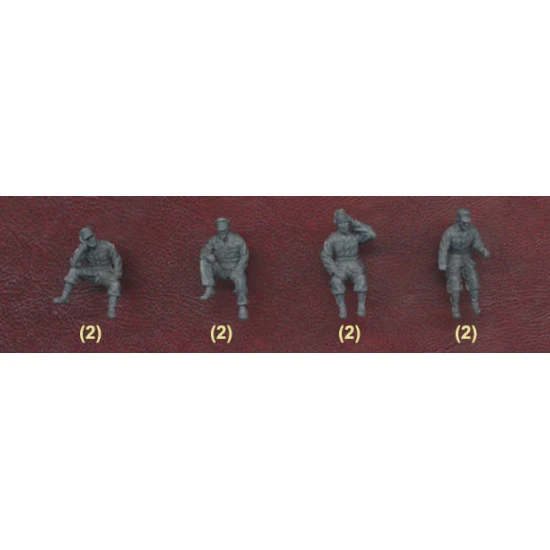 WWII German Panzer Crews 1/72 Ceasar Miniatures HB03