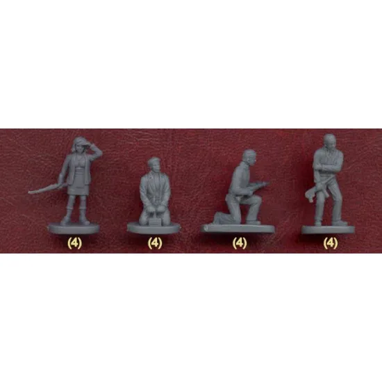 WWII Underground Resisters (Partisans) 1/72 Ceasar Miniatures H006
