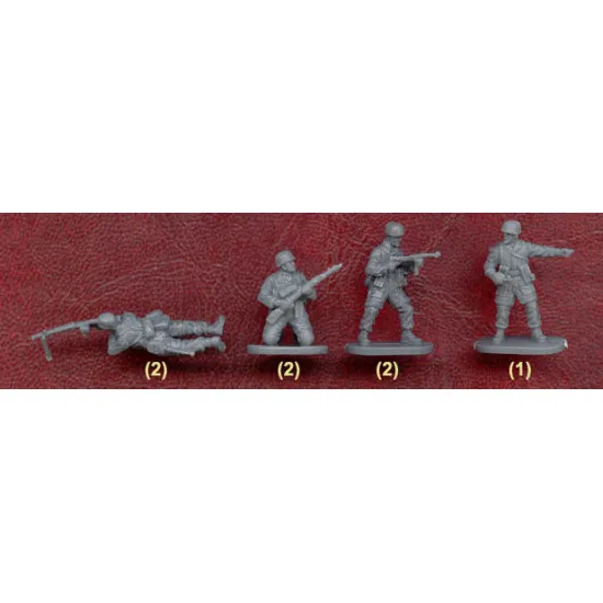 WWII German Paratroopers 1/72 Ceasar Miniatures H068