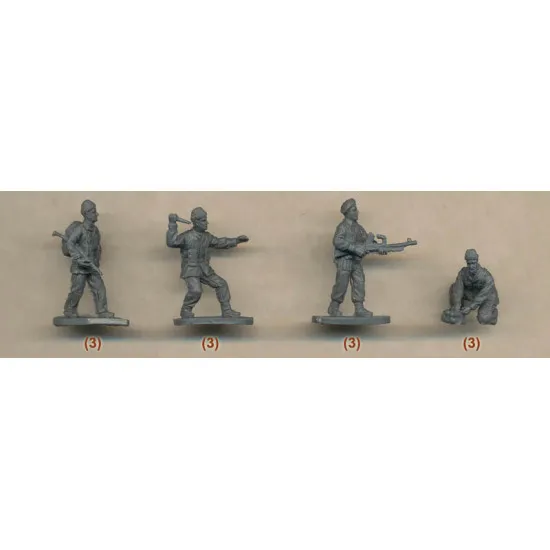 WWII British Commandos 1/72 Ceasar Miniatures H073