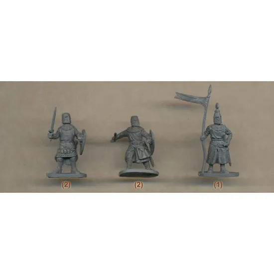 European Medieval Knights, 13th Century 1/72 Ceasar Miniatures H087