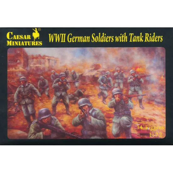 WWII German Soldiers with Tank Riders