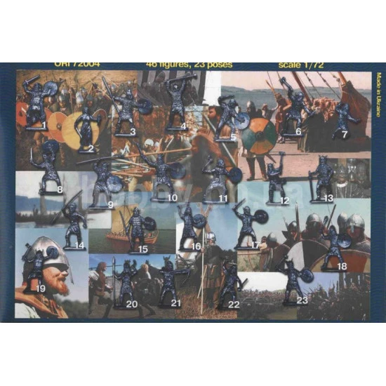 Vikings, VIII- XI century 1/72 Orion 72004