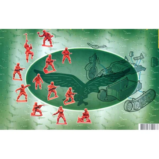 WWII German paratroopers 1/72 Orion 72018