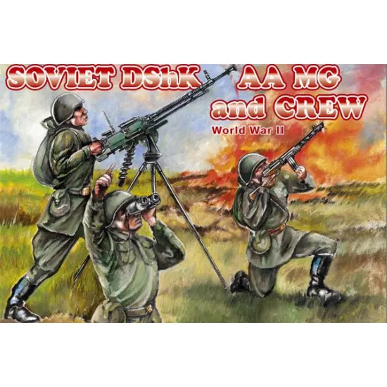 Soviet DShK AA MG and crew 1/72 Orion 72038