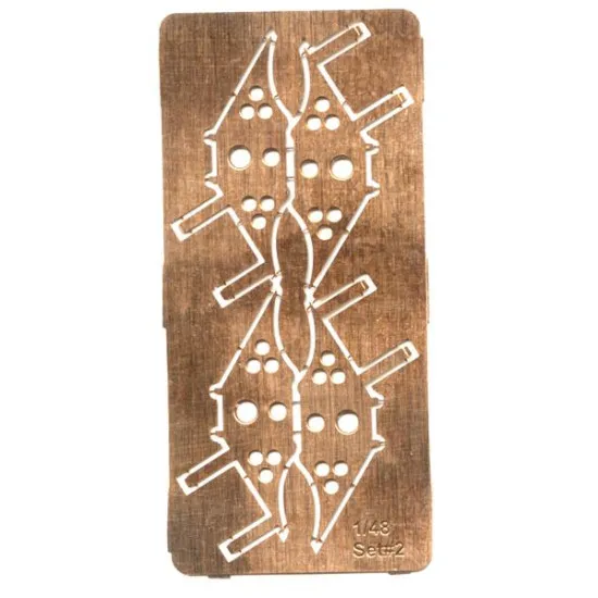 Aircraft chocks 3, 4 pcs + decal 1/48 Dan Models 48505 Aircraft chocks 3, 4 pcs + decal 1/48 Dan Models 48505