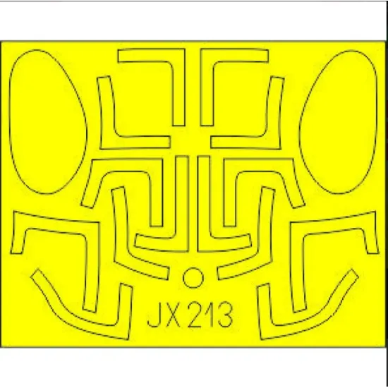 Eduard Jx213 1/35 Ah-6j Sticker For Aircraft